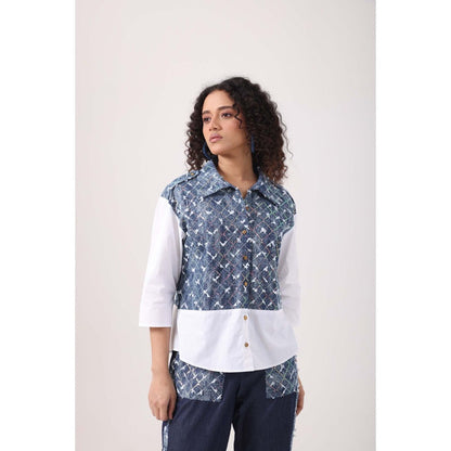 September Spring Snow Co-Ord Set - Blue