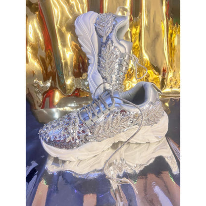 Chal Jooti Once Upon A Snowflake Silver Sneakers