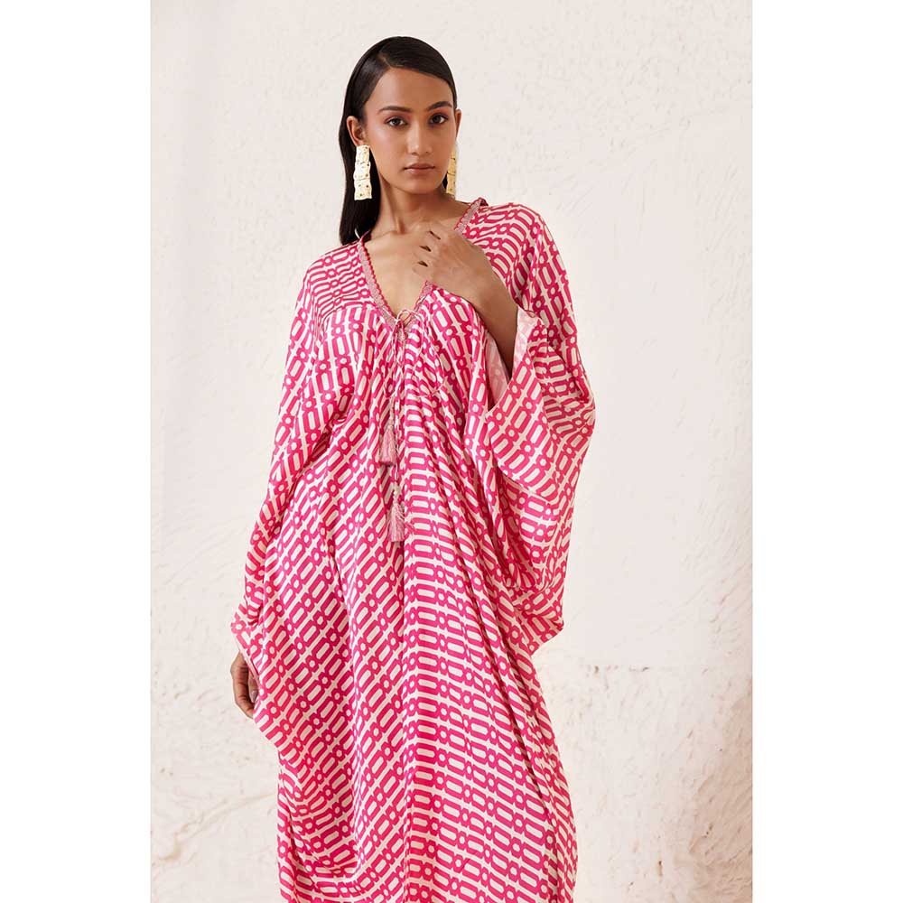 CHHAYA MEHROTRA Pink Rouge Kaftan