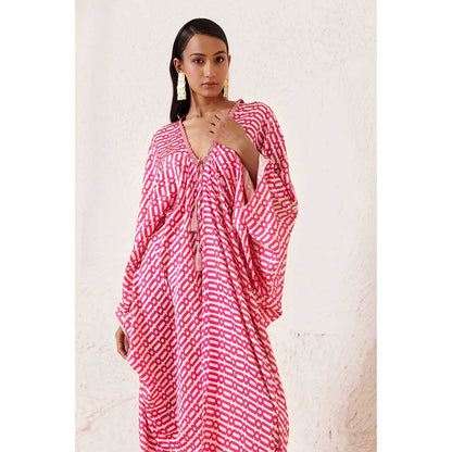 CHHAYA MEHROTRA Pink Rouge Kaftan