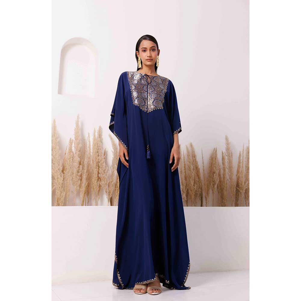 CHHAYA MEHROTRA Blue Julia Kaftan