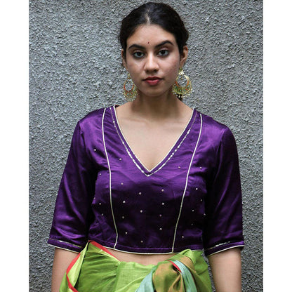 Chidiyaa Amala Chandni Stitched Blouse