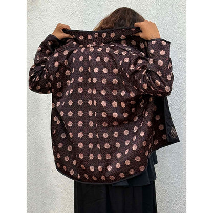 Chidiyaa Multi-Colour Sardi Ki Dhoop Moonchild Mashru Silk Reversible Jacket