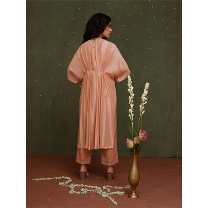 Chokhi Chorri Peach Chandra Kaftan (Set of 2)