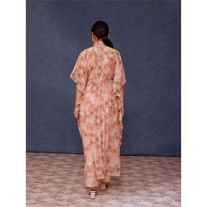 Chokhi Chorri Peach Amina Kaftan (Set of 3)