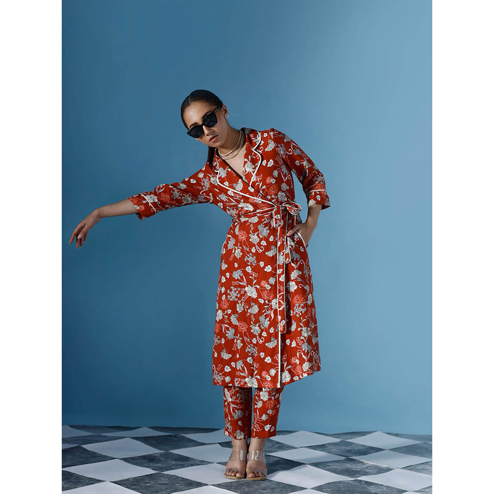 Chokhi Chorri iris Jacket with Pant (Set of 3)