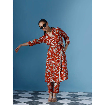 Chokhi Chorri iris Jacket with Pant (Set of 3)
