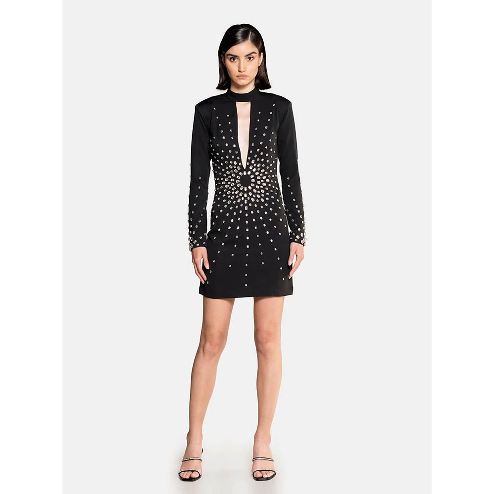 CILVR Black Constellation Dress