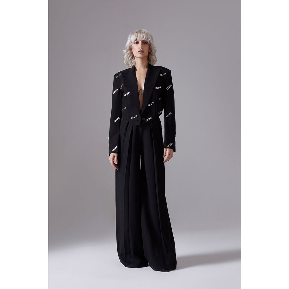CILVR Insignia Cropped Blazer Black