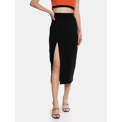 CILVR Women's Pencil Skirt with High Slit