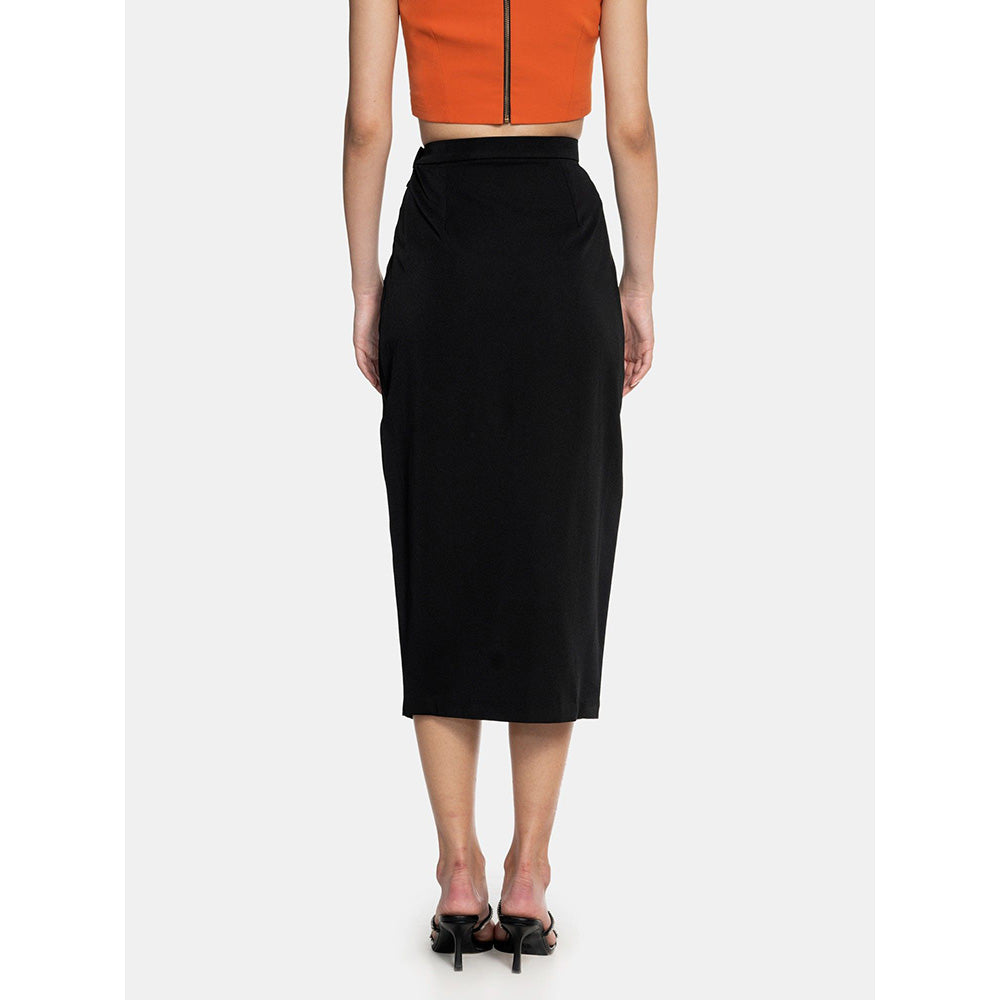 CILVR Women's Pencil Skirt with High Slit