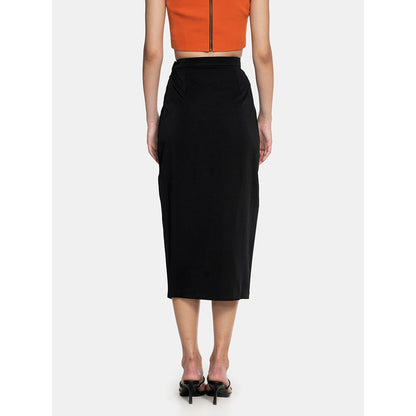 CILVR Women's Pencil Skirt with High Slit