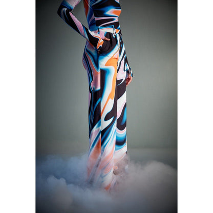 CILVR Women's Fluid Print Pant