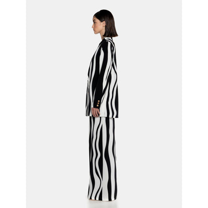 CILVR Women's Fluid Stripes Oversized Co-Ord (Set of 2)