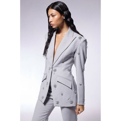 CILVR Grey Cosmos Ash Blazer