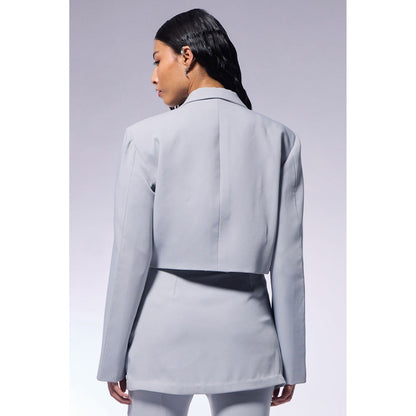 CILVR Ash Grey Septum Blazer