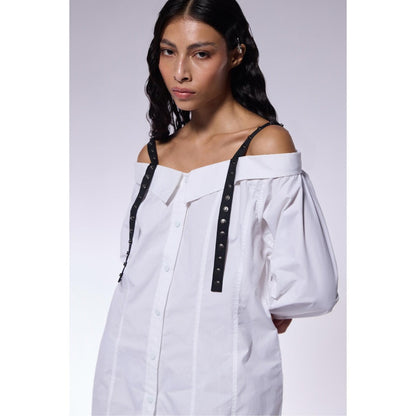 CILVR Off-Shoulder Shirt Dress