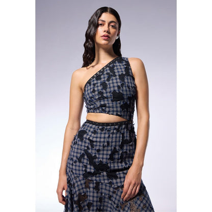 CILVR Deconstructed Printed Maxi Dress