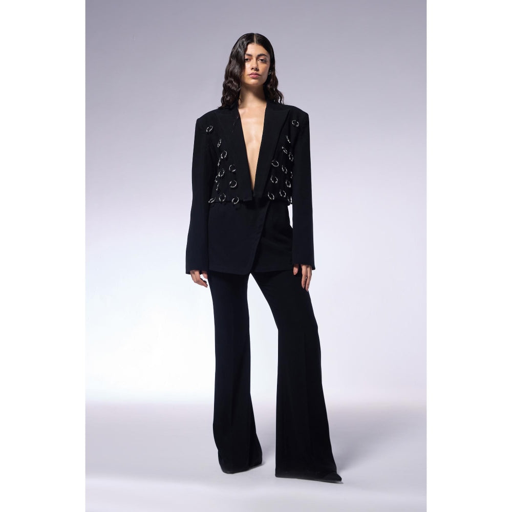 CILVR Midnight Septum Blazer and Pant (Set of 2)
