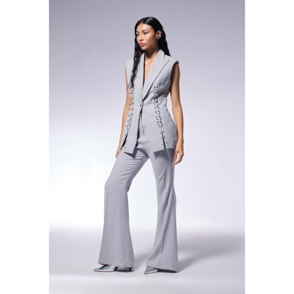 CILVR Metal Septum Tailored Blazer and Pant (Set of 2)