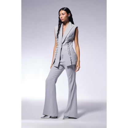 CILVR Metal Septum Tailored Blazer and Pant (Set of 2)