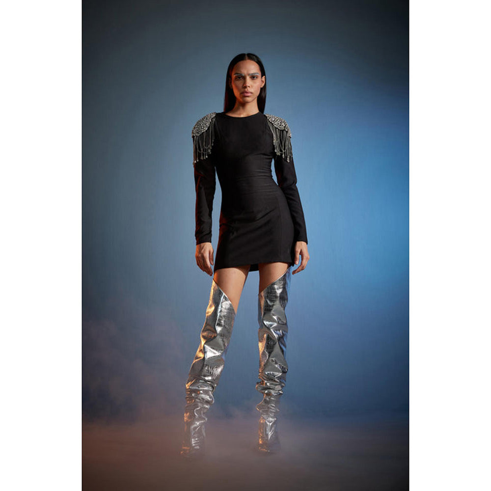 CILVR Embroidered Corset Mini Dress