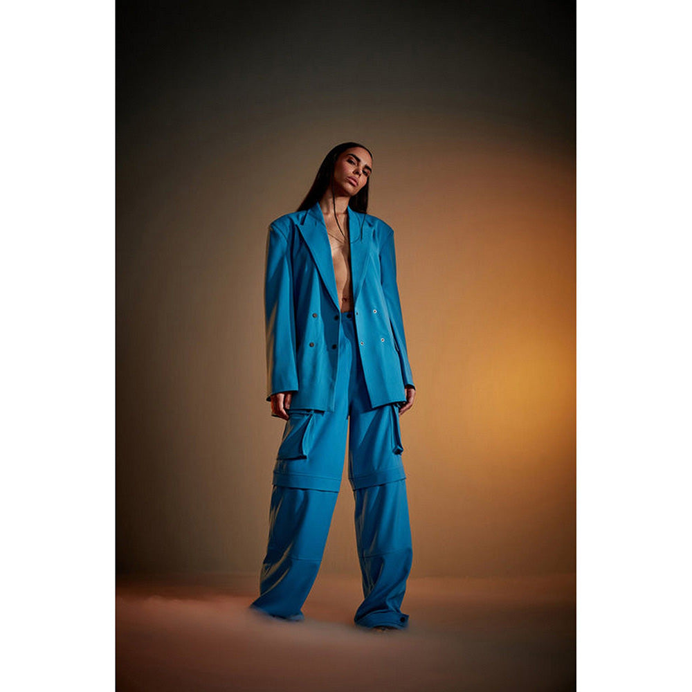 CILVR Oversized Blue Blazer