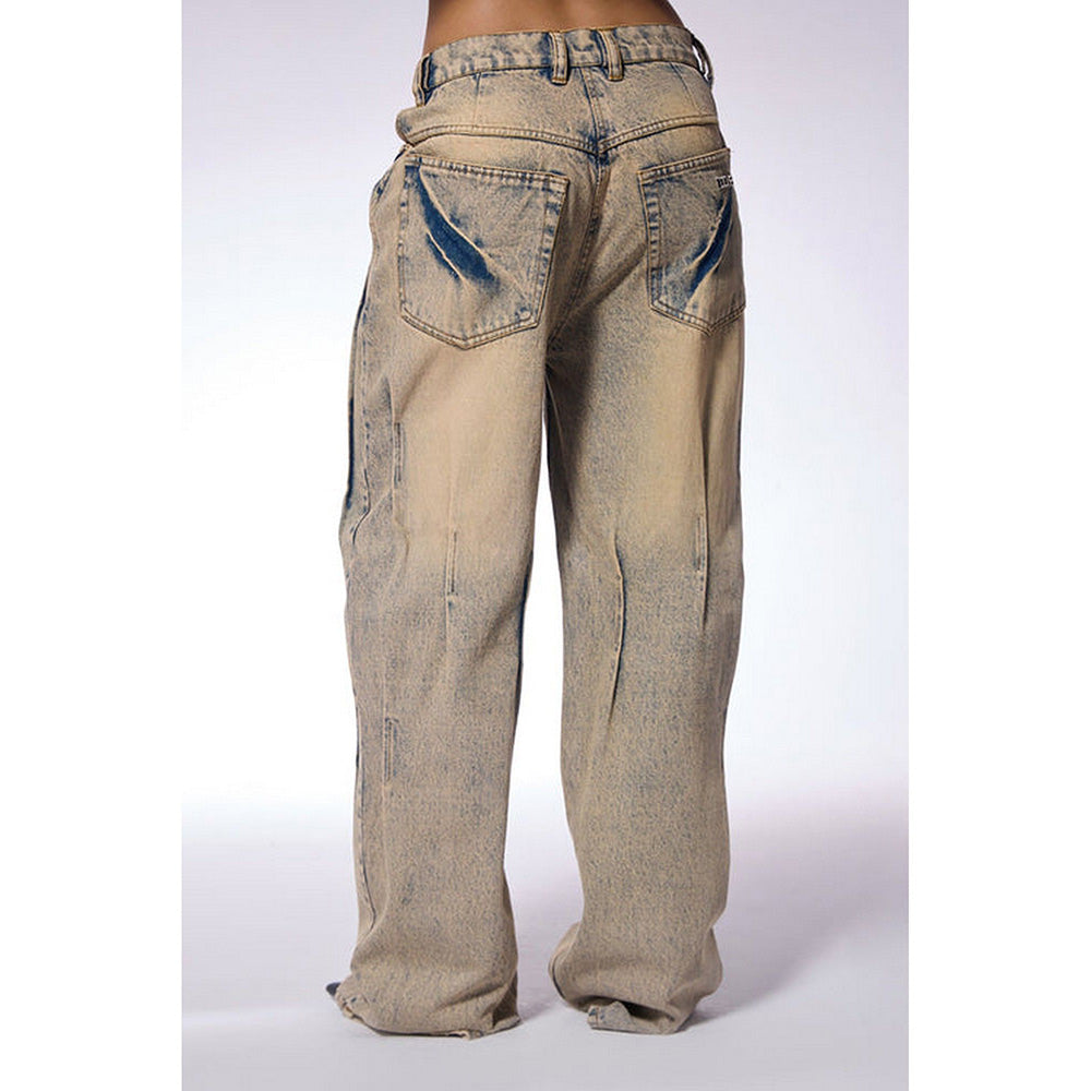 CILVR Faded Sand Vintage Jeans