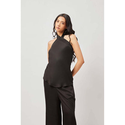 Contemponari Women Black Cyea Top