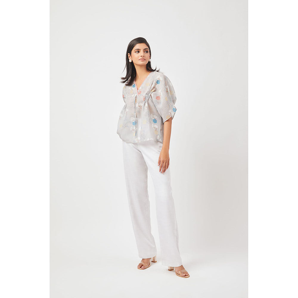 Contemponari Willow White Trouser