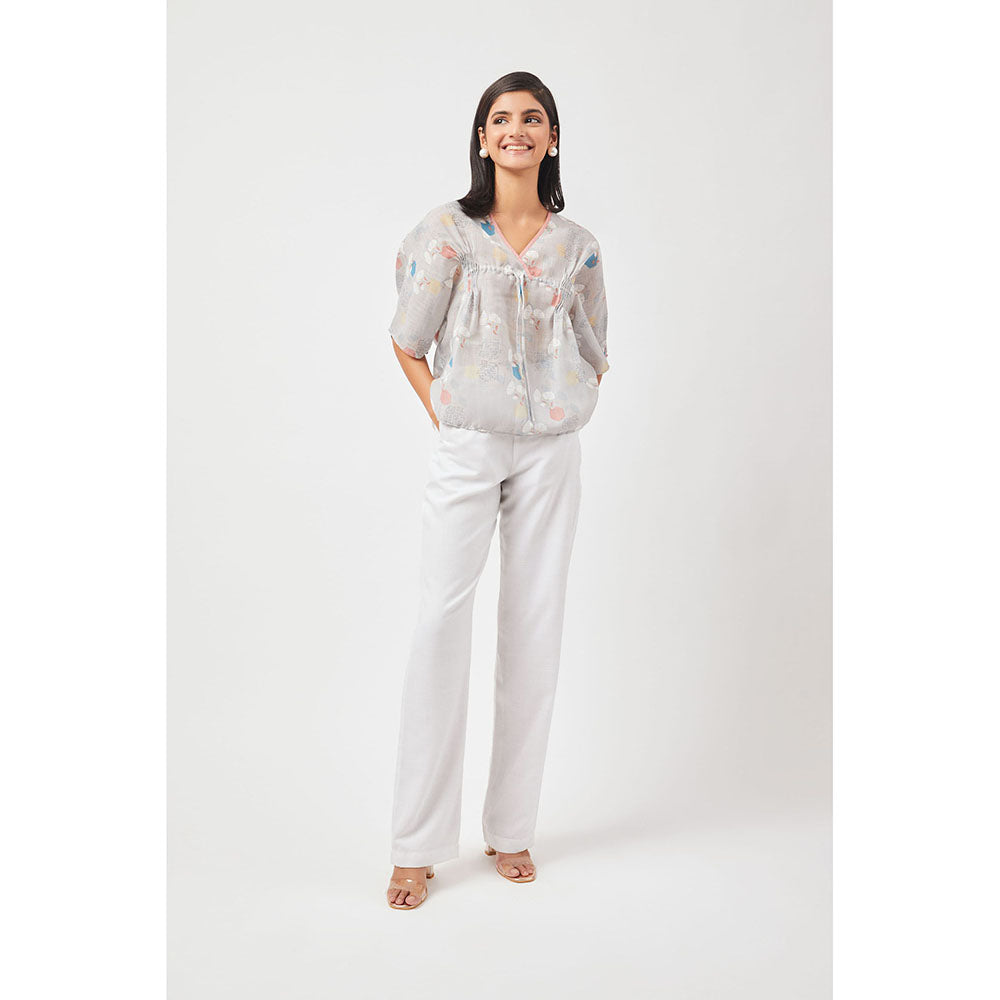 Contemponari Willow White Trouser