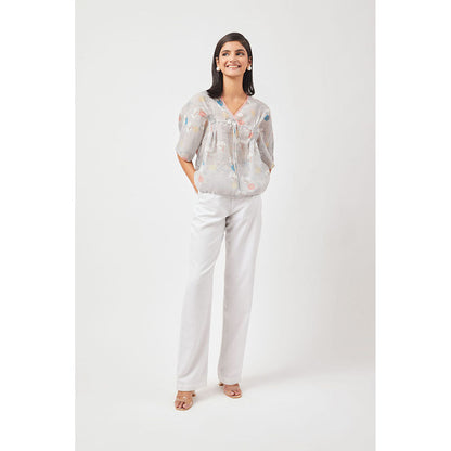 Contemponari Willow White Trouser