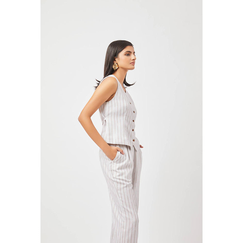 Contemponari Monica White Co-Ord