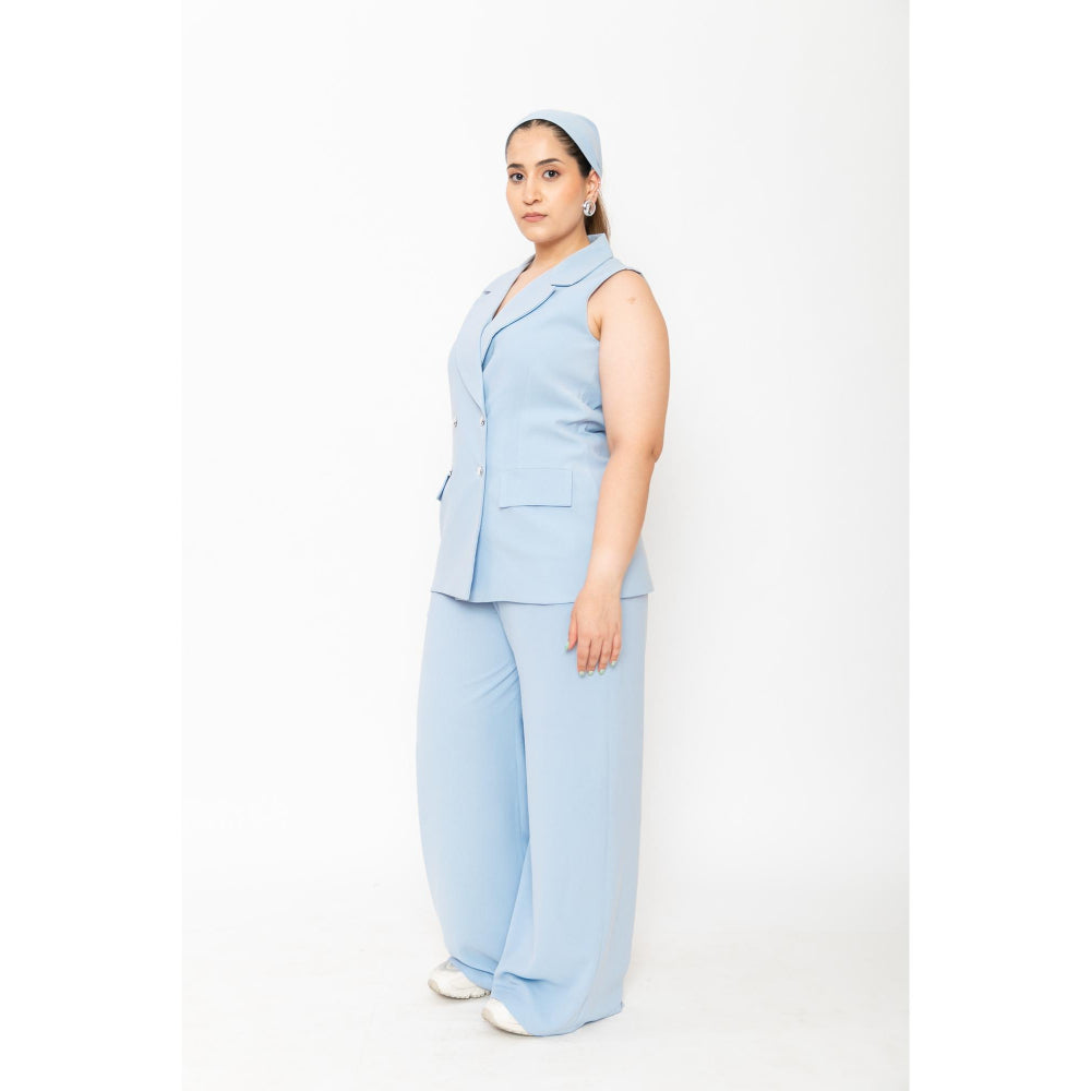 Contemponari Blue Pretty Woman Co-Ord Set