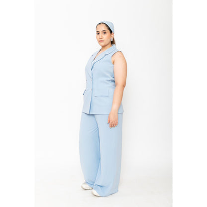Contemponari Blue Pretty Woman Co-Ord Set