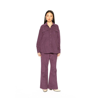 Contemponari Purple Olympus Solid Co-Ord Set