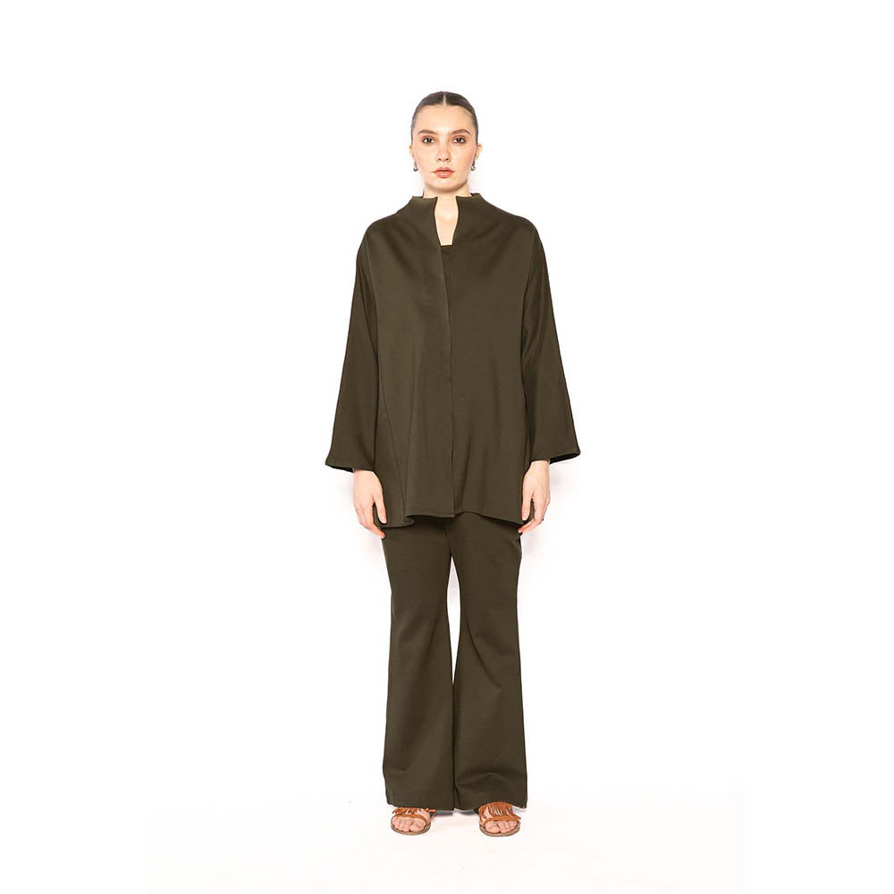 Contemponari Green The Sirens Solid Co-Ord Set