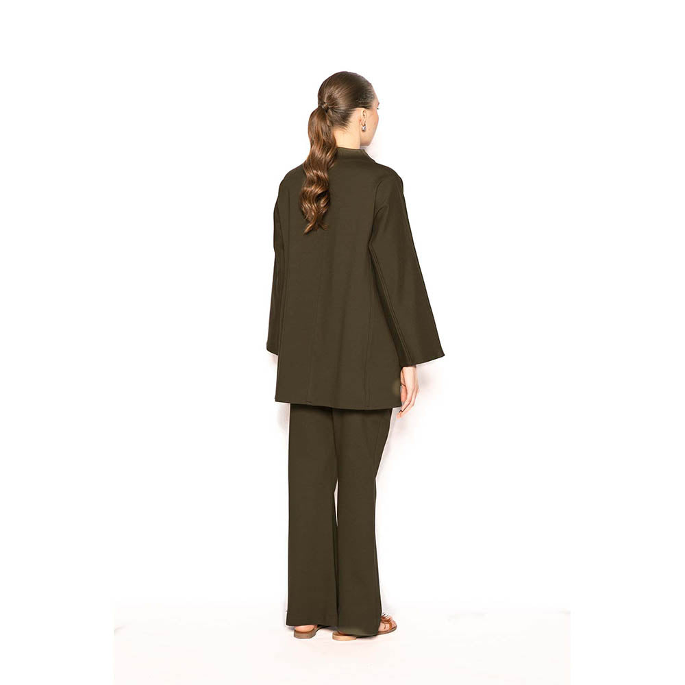 Contemponari Green The Sirens Solid Co-Ord Set