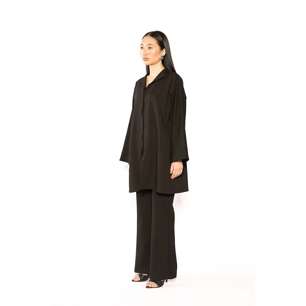 Contemponari The Sirens Black Solid Pant