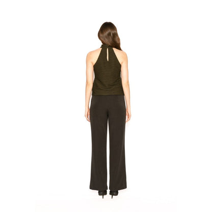 Contemponari Womens Altair Solid Olive Top