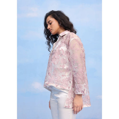 Couche Hibiscus Motif Shirt