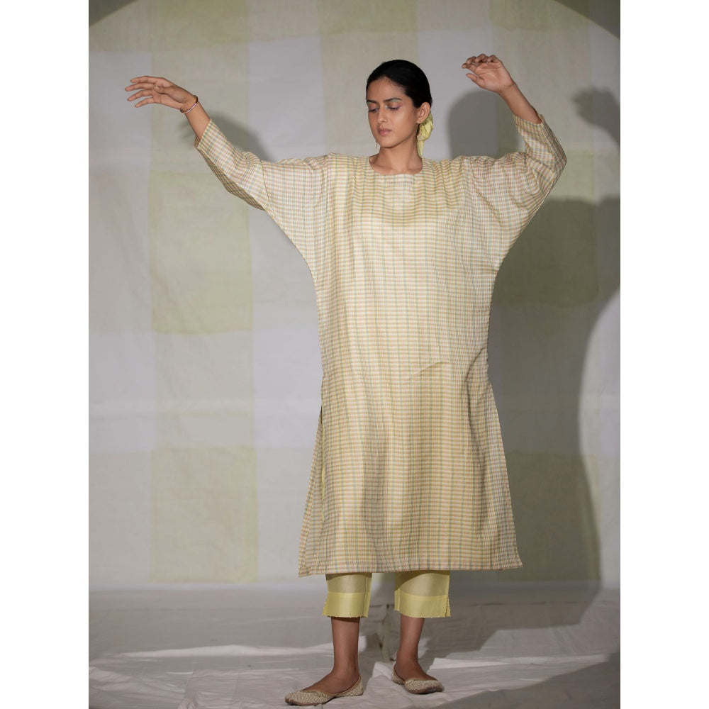 DEEPTHEE Multi Colour Raglane Sleeve Kurta with Pant (Set of 2)