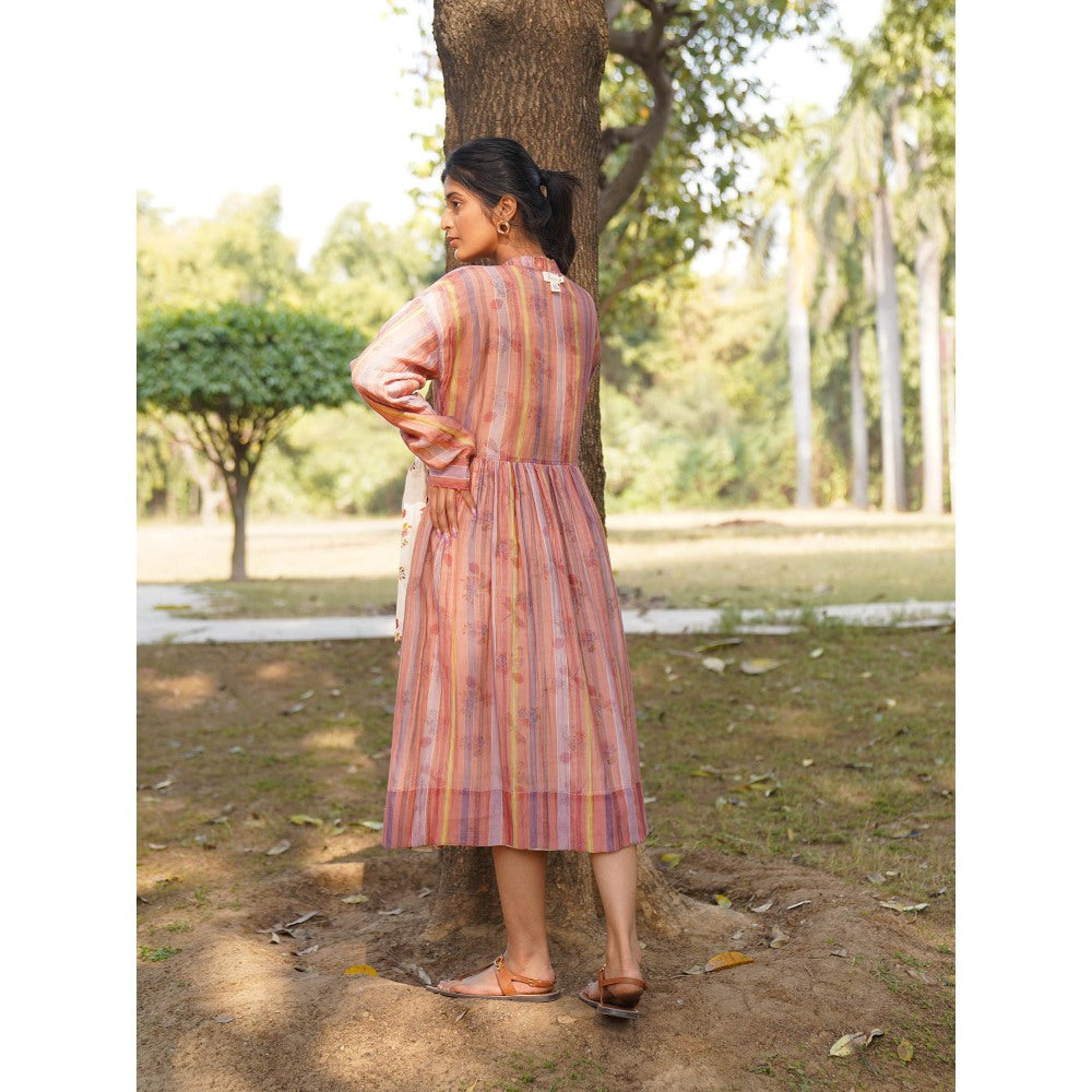 Dhaari by Deepika Hand woven Cotton Silk Reversible Dress