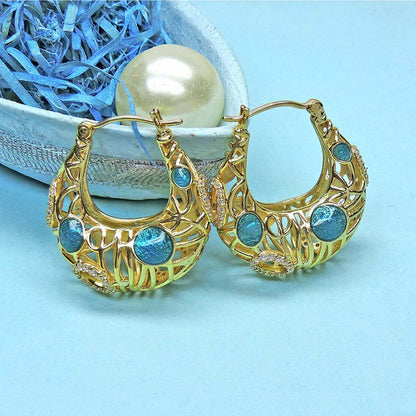 Divino Blue Furl Love Hoops