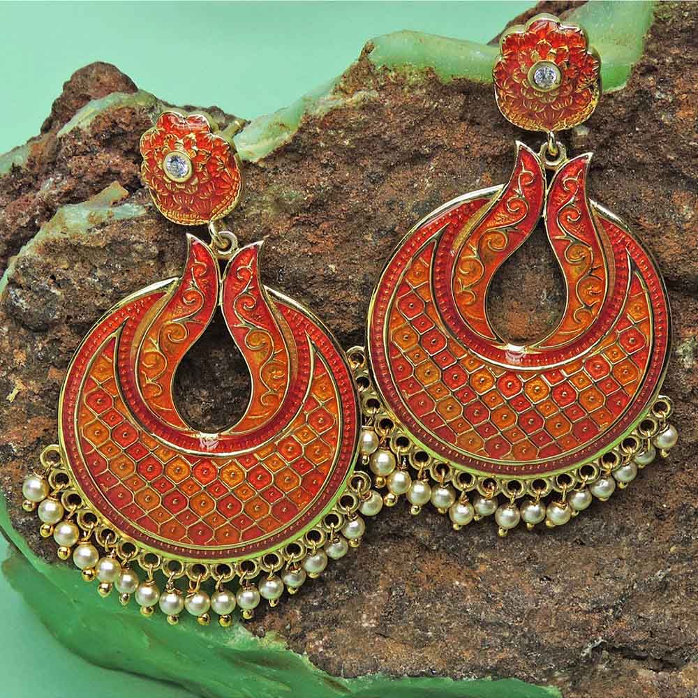 Divino Traditional Rose Chandbalis