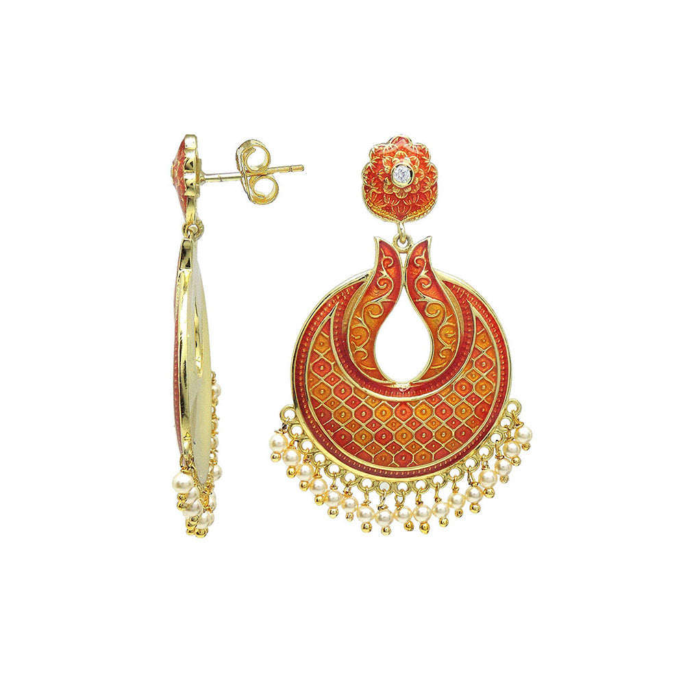 Divino Traditional Rose Chandbalis