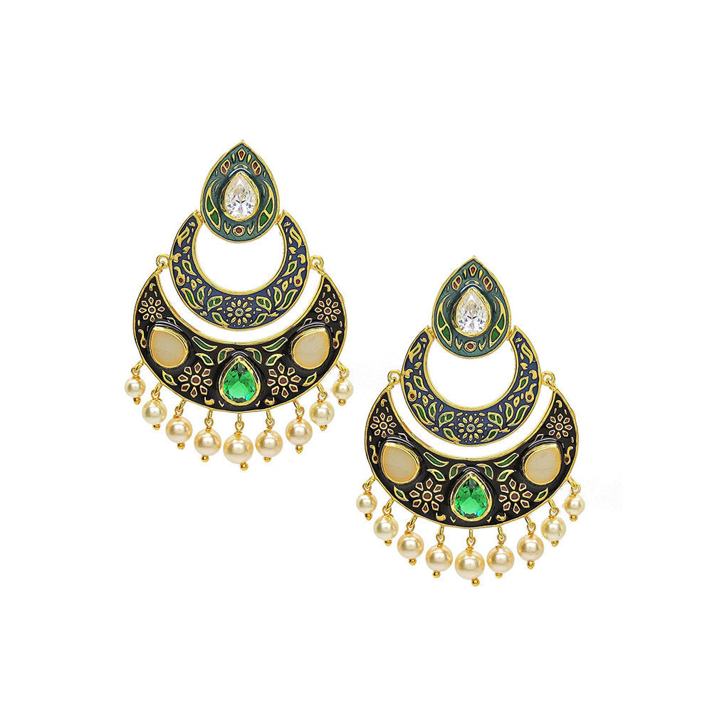 Divino Elegantly Ever After Multi-Color Chandbalis