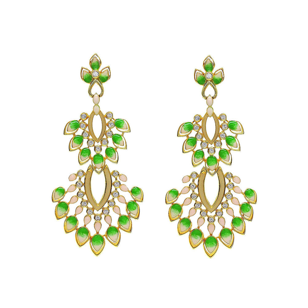Divino Green Beauty Personified Earrings