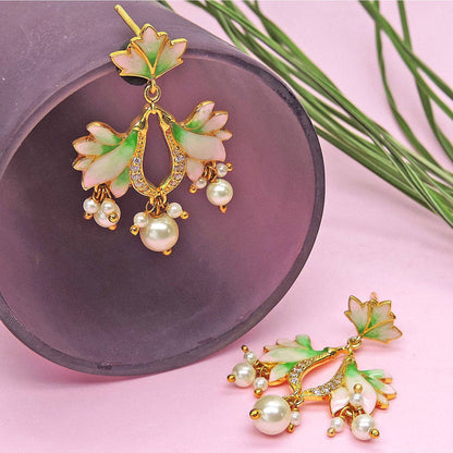 Divino The Dainty Bloom Multi-Color Earrings