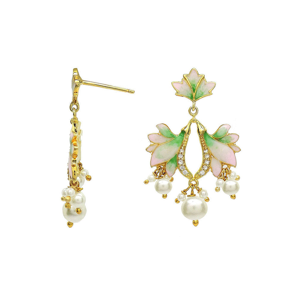 Divino The Dainty Bloom Multi-Color Earrings